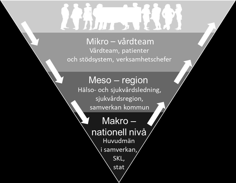 stöd för implementering Struktur och stöd för förbättringsarbete och innovation Stöd till verksamheternas ledningar att leda för bättre patientresultat Stöd för samverkan och erfarenhetsutbyte