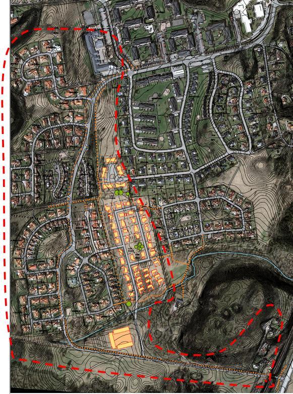 1. Förutsättningar 1.1 Uppdraget Uppdraget omfattar att utreda vilken påverkan vägtrafikbullret kommer att få på befintlig och planerad bebyggelse inom Hentorp i Skövde.