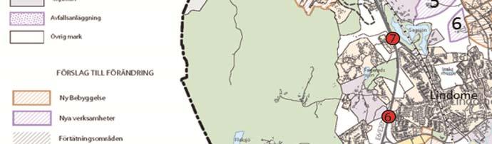 Dessa exploateringar kommer påverka möjligheten för anpassning av GC-port nr 8. Väster om Kållered finns ett större område där detaljplan avses upprättas (område 4 i figur 8).