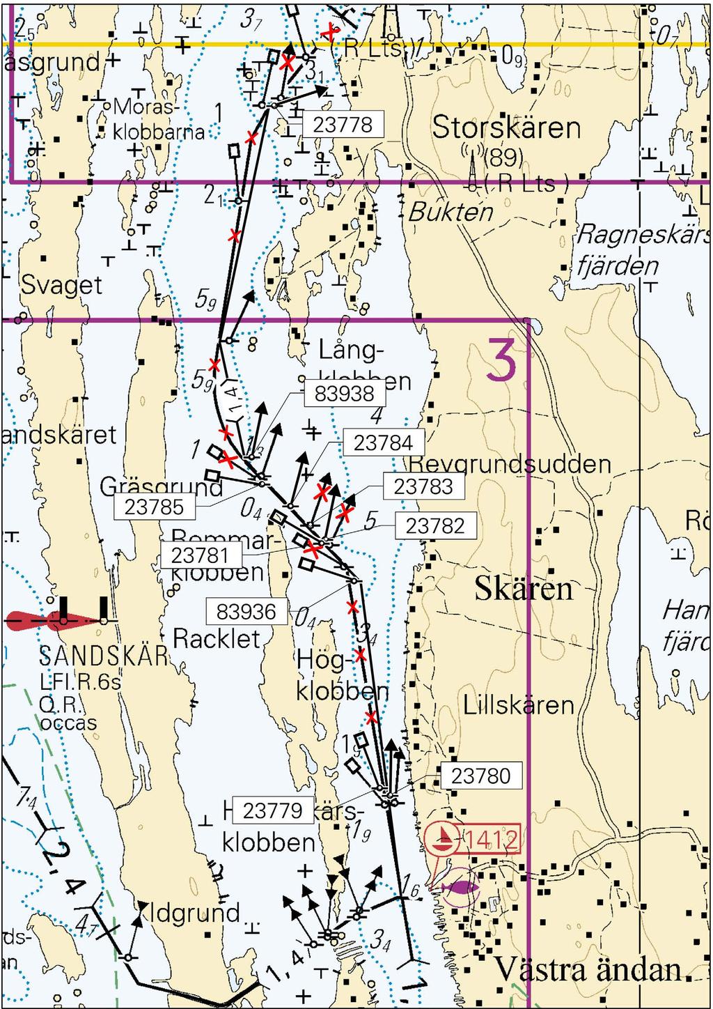 (FTA, Vaasa/Vasa 2018 ) Tm/UfS/NtM 3. 31.01.2018 29(T) /2018 (2018-01-31) Ruotsi. Merenkurkku. TSS in Norra Kvarken.