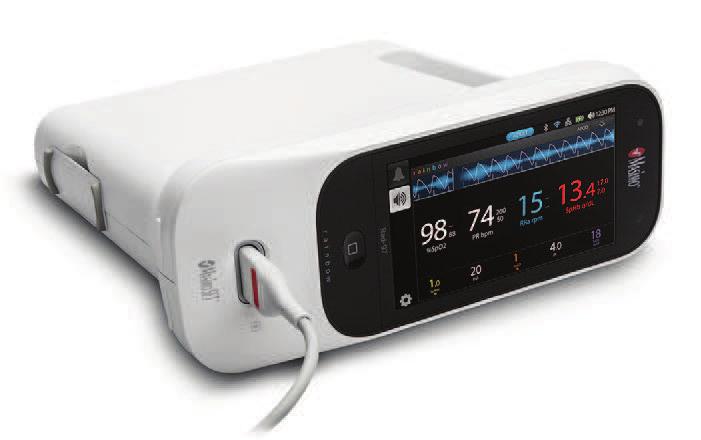 Rad-97 Pulse CO-Oximeter Liten och lätt pulsoximeter av bordsmodell Stor och tydlig