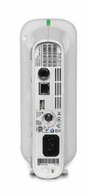 Kommunikationsmöjligheter WiFi (802,11 abg), bluetooth LE, Nurce Call,Ethernet och USB