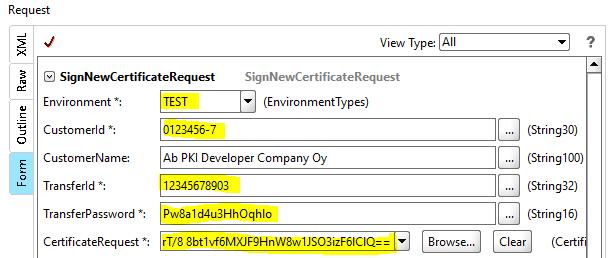 6 (9) 4 EXEMPEL PÅ MEDDELANDEN I följande exempel har man använt programmet SmartBear Software ReadyAPI.