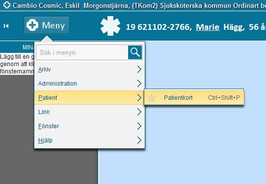 1 Inledning Cosmic Link är en funktion för att stödja processer och rutiner kring personer som kräver samordnade insatser från hälso- och sjukvården samt socialtjänsten.