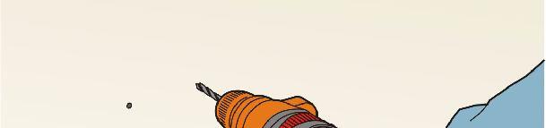 Mark the hole locations using for example the mounting