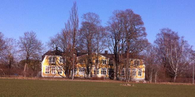 Bebyggelse och gestaltning Förutsättningar Vaksala kyrkskola ligger i den norra delen av planområdet.