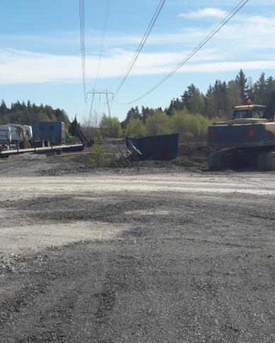 Vidtagna/planerade åtgärder: Brand i ledningsgata innebär, förutom rent ekonomiska förluster då skogen brinner, även att luftledningen utsätts för kraftig påverkan.