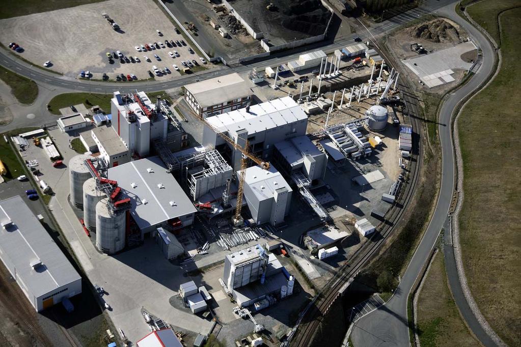 The CHOREN Beta plant is nearing the end of construction with some