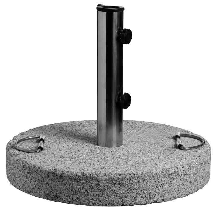 Manual/Bruksanvisning/Gebrauchsanweisung/Käyttöohje Parasol base stand granite Parasollfot granit /