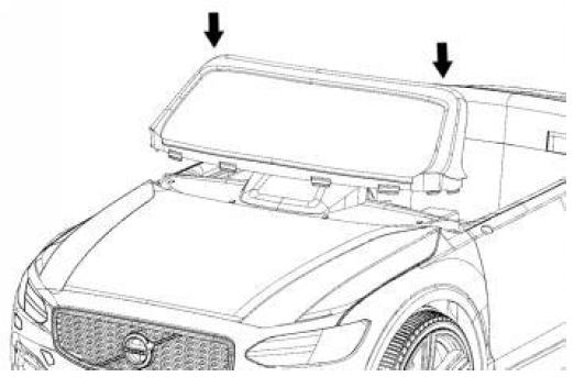 Steg 3: Montera ratt 1) Koppla ihop kontakten som kommer ut från instrumentpanelen med kontakten som kommer ut från ratten. 2) Sätt ratten på styrstången.