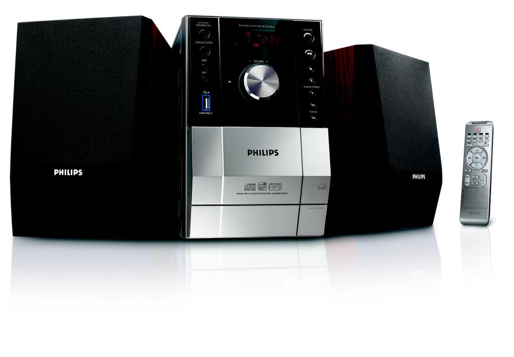 Micro Hi-Fi System MCM204 Register your product and get support at www.philips.