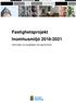 Fastighetsprojekt Inomhusmiljö Information om projektplan och egenkontroll