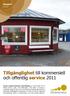 Tillgänglighet till kommersiell och offentlig service Rapport 2011:10