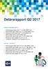 Delårsrapport Q2 2017