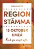 Välkomna till ledarkursen Växa som ledare, regionfest och regionstämma i Umeå!