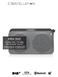 ARIA DUO. Portable DAB+ / FM Radio with Bluetooth and NFC SCARIADUBK17E / SCARIADUCG17E/ SCARIADURG17E / SCARIADUSI17E