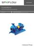 CombiNorm INSTRUKTIONSBOK. Horisontell centrifugalpump enligt EN 733 (DIN 24255)