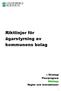 Riktlinjer för ägarstyrning av kommunens bolag
