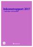 Inkomstrapport 2017 individer och hushåll