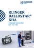 KLINGER BALLOSTAR KHA 3-delade kulventiler DN