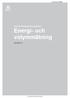 Diarienummer: 0006/19. PROJEKTERINGSANVISNINGAR Energi- och volymmätning