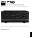 T 785 AV Surround Sound Receiver