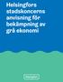 Helsingfors stadskoncerns anvisning för bekämpning av grå ekonomi