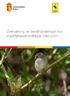 Övervakning av beståndsväxlingar hos tropikflyttande småfåglar