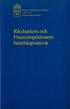 utredninozir 1993: 116 Finansdepartementet Riksbankens och Finansinspektionens beredskapsansvar