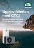 Upplev friheten med CTC! Energieffektiva lösningar för ett perfekt inneklimat