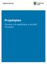 Stadsrevisionen. Projektplan. Styrning och uppföljning av projekt Älvstaden