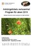 Anhörigstödets verksamhet Program för våren 2019