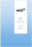 SFCR. NCC Försäkring RAPPORT OM SOLVENS OCH FINANSIELL STÄLLNING. Ursprungsdatum (47) SFCR NCC Försäkring.
