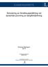 EXAMENSARBETE. Simulering av försöksuppställning vid dynamisk provning av bergförstärkning. Andreas Malmgren Civilingenjörsexamen Maskinteknik