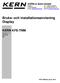 Bruks- och installationsanvisning Display