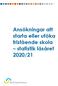 Ansökningar att starta eller utöka fristående skola statistik läsåret 2020/21