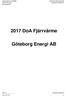 2017 DoA Fjärrvärme. Göteborg Energi AB