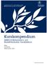 Kurskompendium. ABMCG4 Mellanöstern- och Nordafrikastudier: Kandidatkurs. 30hp Grundnivå Vårterminen, 2015