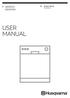 QB6053X QB6053W. Bruksanvisning Diskmaskin USER MANUAL