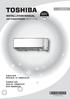 ENGLISH INSTALLATION MANUAL AIR CONDITIONER (SPLIT TYPE) Indoor unit RAS-B10, 13, 16N3KV2-E1. Outdoor unit RAS-10, 13N3AV2-E1 RAS-16N3AV2-E