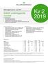 Kv Stabilt underliggande resultat. Delårsrapport januari juni 2019