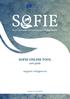 SOFIE ONLINE TOOL user guide. support-refugees.eu. Project Number: AT01-KA