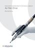 Kompakt drivenhet med specifika tillsatser för ett brett spektrum av applikationer. Air Pen Drive. Bruksanvisning