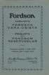 Fordsoiv FORDSON VARA-OSISTA FORDSON RESERVDELAR. yji?^^^^rtao79yic^u<flsu*i**ncj HINNASTO PRISLISTA