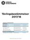 Tävlingsbestämmelser 2017/18