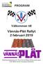 Vännäs-Plåt Rallyt 2 februari 2019