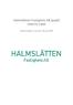 Halmslätten Fastighets AB (publ) Halvårsrapport 1 januari- 30 juni 2019