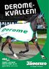 DEROME- KVÄLLEN! TISDAG 1 OKTOBER FÖRSTA START /2019 PRIS 30:- (inkl 6 % moms) banprogram