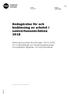 Redogörelse för och bedömning av arbetet i samverkansområdena 2018