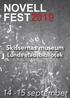 NOVELL FEST2019 Skissernas museum Lunds stadsbibliotek